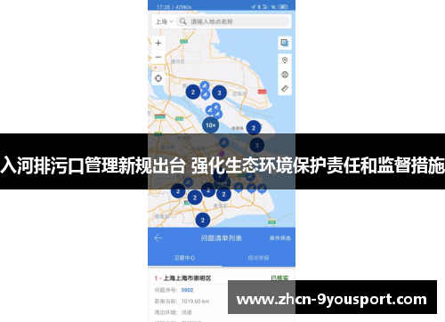 入河排污口管理新规出台 强化生态环境保护责任和监督措施